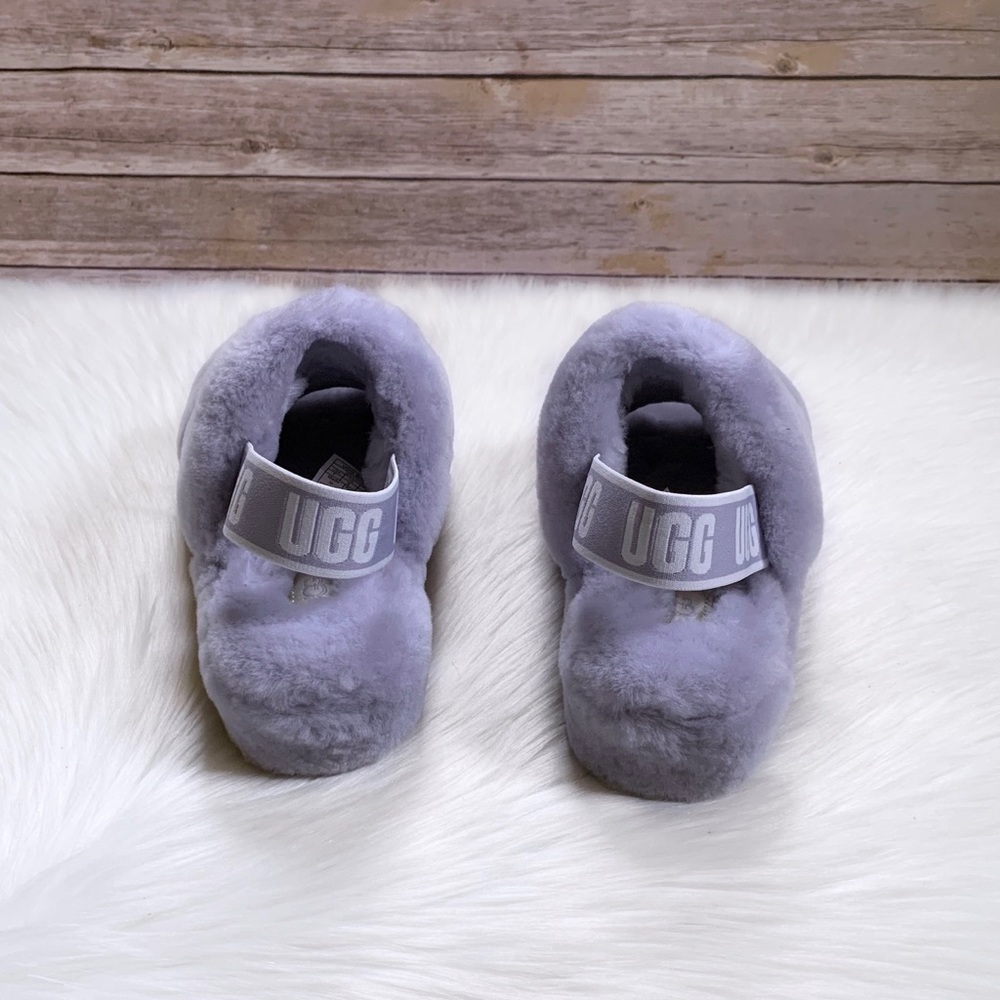 UGG Fluff Yeah Slides In June Gloom - Picture 5 of 7